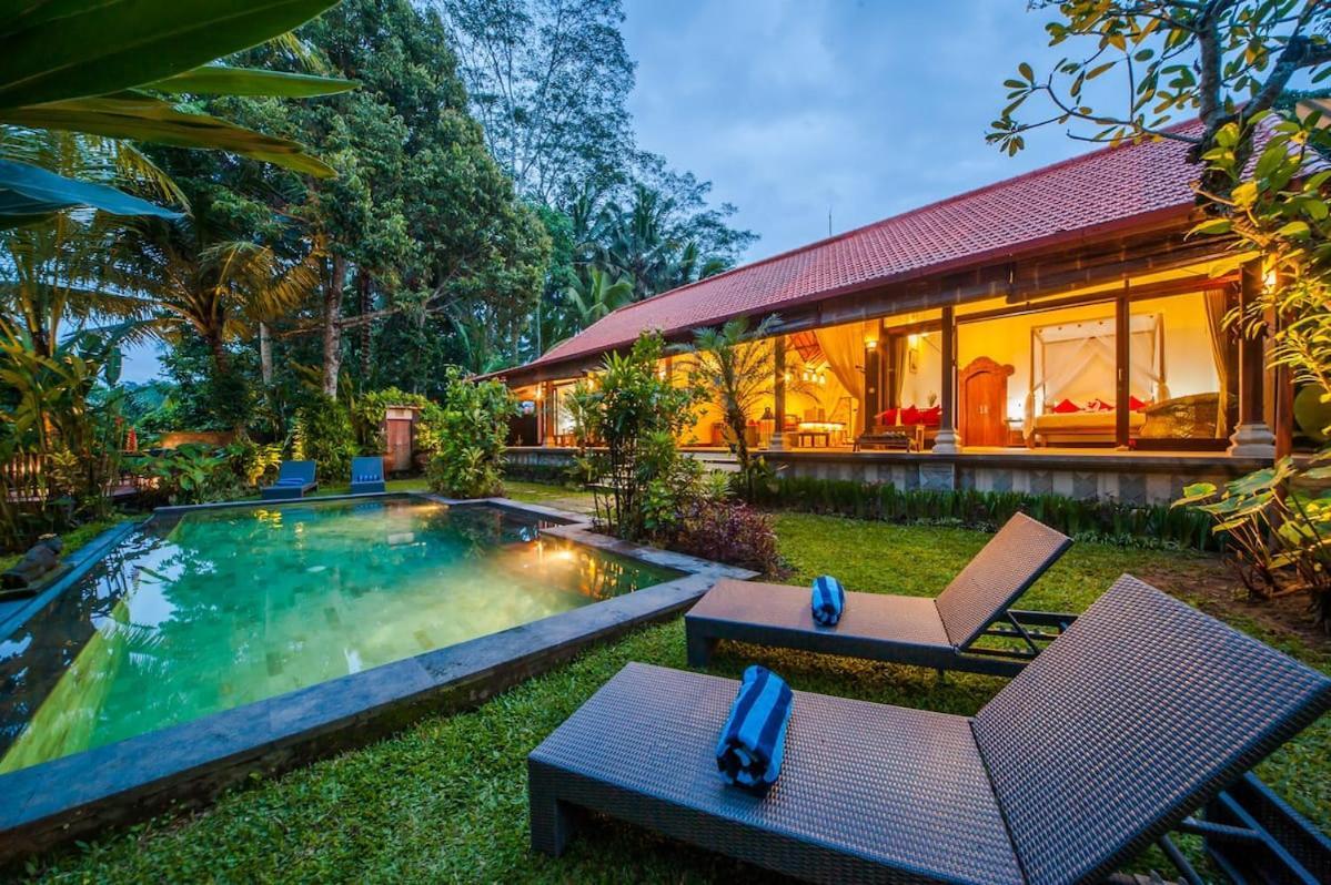 Luxury 3Br Infinity Jungle View Aashaya Villa Ubud Ngoại thất bức ảnh
